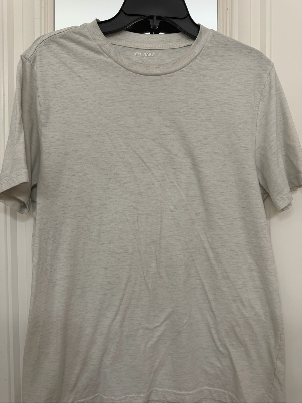 Old Navy Men's Heather Light Gray Crew Tee